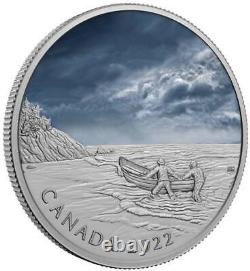 2022 CANADA $50 GHOST SHIP 5oz. 9999 Pure Silver Proof Glow-in-the-Dark Coin