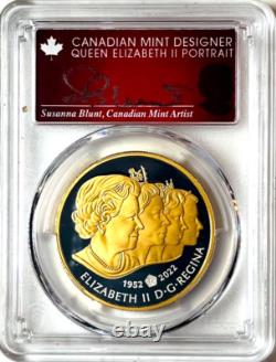 2022 Canada $1 IMPERIAL STATE CROWN Gilt Silver PCGS PR70 First Day of Issue
