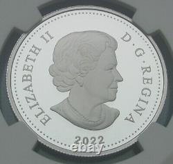 2022 Canada $1 Queen Elizabeth II Platinum Jubilee Proof Silver Dollar NGC PF 70