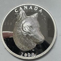 2022 Canada 1 oz Silver $25 Timber Wolf High Relief Proof Coin