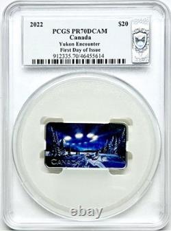 2022 Canada 1oz SILVER YUKON ENCOUNTER PCGS PR70 DCAM FDI SUSANNA BLUNT