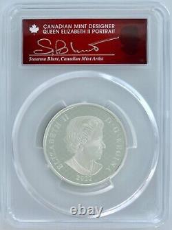 2022 Canada $30 Summit Series 2 Oz Silver Coin PCGS PR70DCAM Susanna Blunt FDOI