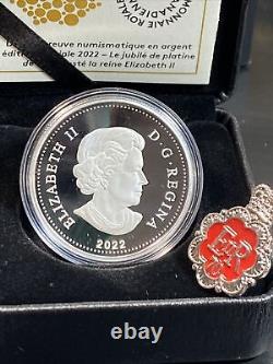 2022 Canada Dollar Platinum Jubilee Fine Silver Proof Queen Elizabeth II Coin