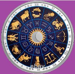 2022 Canada Glow-in-the-Dark Proof Silver $30 Coin Signs of the Zodiac Mint Case