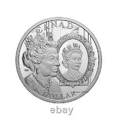 2022 Canada Platinum Jubilee Queen Elizabeth II 99.99% Silver Proof Dollar