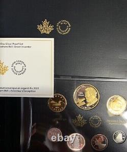 2022 Canada R C M Silver Proof Set Alexander Graham Bell