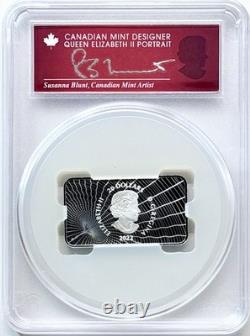 2022 Canada Silver 1oz Yukon Encounter Pcgs Pr70 Dcam Fdoi Susanna Blunt Signed