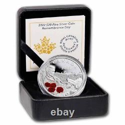 2022 Canada Silver $20 Remembrance Day Proof SKU#257244