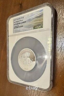 2022 Canada The Mighty Bison, 2oz Silver Proof Coin PF70 Low Mintage