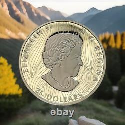 2022 Canada Timber Wolf 1 Oz Silver Proof $25 Coin Extraordinary High Relief
