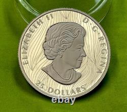 2022 Canada Timber Wolf 1 Oz Silver Proof $25 Coin Extraordinary High Relief