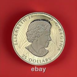 2022 Canada Timber Wolf 1 Oz Silver Proof $25 Coin Extraordinary High Relief