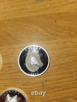 2022 Canada Timber Wolf Silver 31.62g Extraordinary High Relief Ultra Cameo