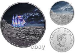 2022'Canadian Ghost Ship' Proof $50 Fine Silver 5oz. Coin (RCM 203994) (20501)