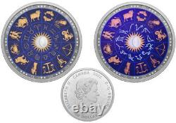 2022'Signs of the Zodiac' Proof $30 Fine Silver 2oz. Coin (RCM 204217) (20486)
