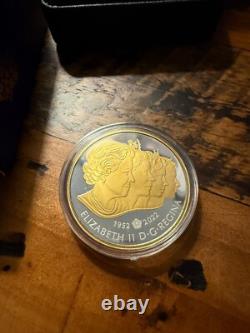 2022'The Imperial State Crown' Proof $1 Fine 99% Silver Coin gold plating