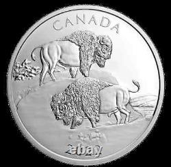 2022 The Mighty Bison $30 Proof Coin 2 oz. 99.99 Pure Silver Buffalo Coin