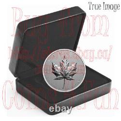 2022 Ultra-High Relief Silver Maple Leaf UHR SML $50 5 OZ Pure Silver Proof Coin