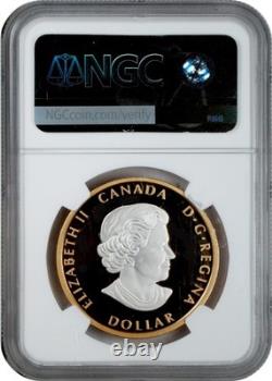 2023 1 Oz Canada Peace Dollar Rose Gilt Pulsating Ultra High Relief NGC PF70UC