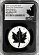 2023 1oz Canada Maple Leaf Super Incuse Black Rhodium NGC FDOI Reverse PF 70