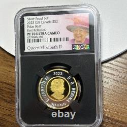 2023 $2 Canada Gilt Silver Proof Toonie Ngc Pf70 Queen Elizabeth II Reign Fr