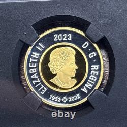 2023 $2 Canada Gilt Silver Proof Toonie Ngc Pf70 Queen Elizabeth II Reign Fr