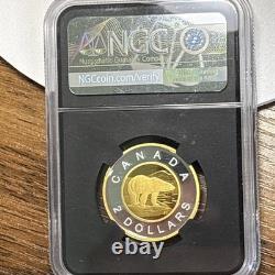 2023 $2 Canada Gilt Silver Proof Toonie Ngc Pf70 Queen Elizabeth II Reign Fr