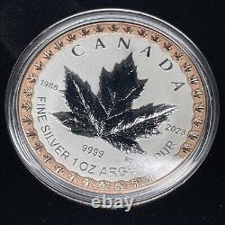 2023 35th Anniversary Silver Maple Canada Proof PF 5-Coin Fractional Silver Set