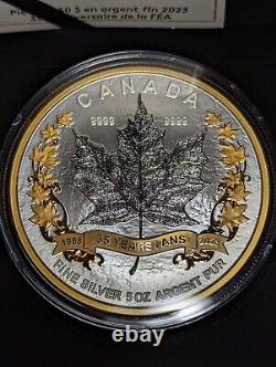 2023 CANADA $50 35th Anniversary of the SML 5oz. 9999 Pure Silver Proof