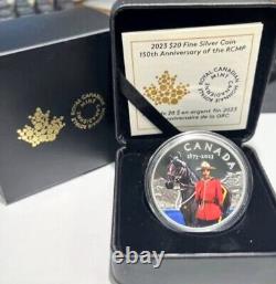 2023 Canada 150? Anniversary of the RCMP $20 1oz Pure Silver Proof Mounties