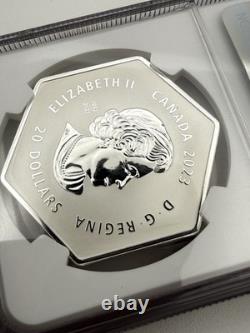2023 Canada 1oz. 999 Silver Snowflake Crystal Reverse Proof PF 70 NGC QE II 2023 Canada 1oz. 999 Silver Snowflake Crystal Reverse Proof PF 70 NGC QE II