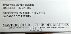 2023 Canada $2 Renewed Silver Proof Toonie Dance of the Spirits Masters Club 2oz