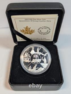2023 Canada $20 Generations Fine Silver Proof 1 oz, Mi'kmaq Creation Story