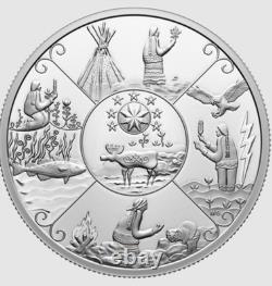 2023 Canada $20 Generations Fine Silver Proof 1 oz, Mi'kmaq Creation Story
