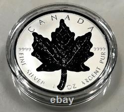 2023 Canada $20 MAPLE LEAF SUPER INCUSE BLACK RHODIUM REVERSE PROOF 1 Oz Silver