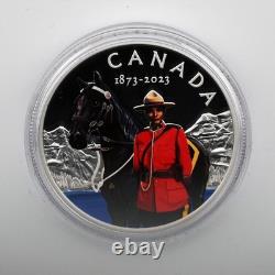 2023 Canada $20 RCMP 150th Anniversary 1oz. 9999 Silver Proof Colour OGP COA