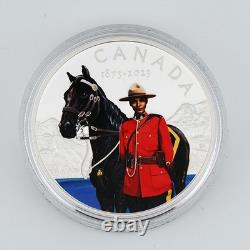 2023 Canada $20 RCMP 150th Anniversary 1oz. 9999 Silver Proof Colour OGP COA