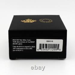 2023 Canada $20 RCMP 150th Anniversary 1oz. 9999 Silver Proof Colour OGP COA