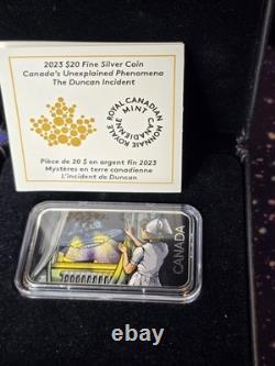2023 Canada $20 Silver Bar Rare UFO Proof Coin