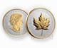 2023 Canada $20 Ultra High Relief Maple Leaf 1oz. 9999 Silver Gold Reverse Proof