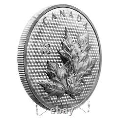 2023 Canada $50 Maple Leaves in Motion UHR 5oz. 9999 Silver Proof Mintage 2000