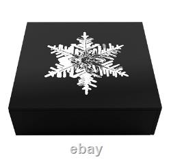 2023 Canada Snowflake Hexagon 1oz. 9999 Silver Proof Coin with Crystal Insert