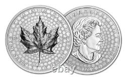 2023 Canadian $50 5OZ Silver MAPLE LEAF Ultra High Relief GEM PROOF OGP