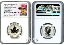 2023 Queen Elizabeth $3 1/4 Oz Canada Silver Proof Ngc Pf69 35th Maple Leaf Fr