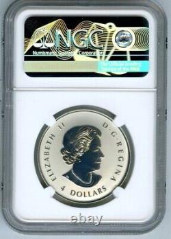 2023 Queen Elizabeth $4 1/2 Oz Canada Silver Proof Ngc Pf69 35th Maple Leaf Fr