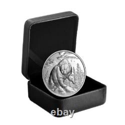 2023 Silver 1 oz Canada Grizzly Bear UHR Proof Coin