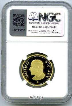 2024 $1 Canada Gilt Silver Proof Loonie Ngc Pf70 Loon New Effigy First Year & Fr