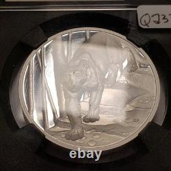 2024 $20 Canada 1 oz 9999 Silver UHR Great Hunters Cougar NGC PF 70 UC Q2377