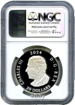 2024 $20 Canada 1oz Silver Proof Ngc Pf69 Ucam Cougar First Releases