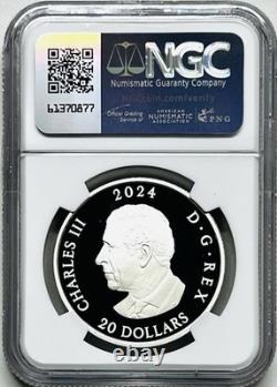 2024 $20 Canada 1oz Silver Proof Ngc Pf70 Ucam Cougar First Releases
